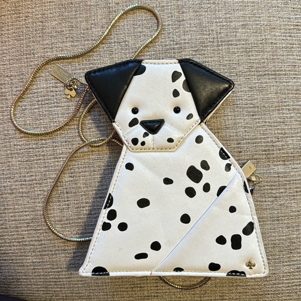 RARE Kate Spade Origami Dalmatian Purse 🐩